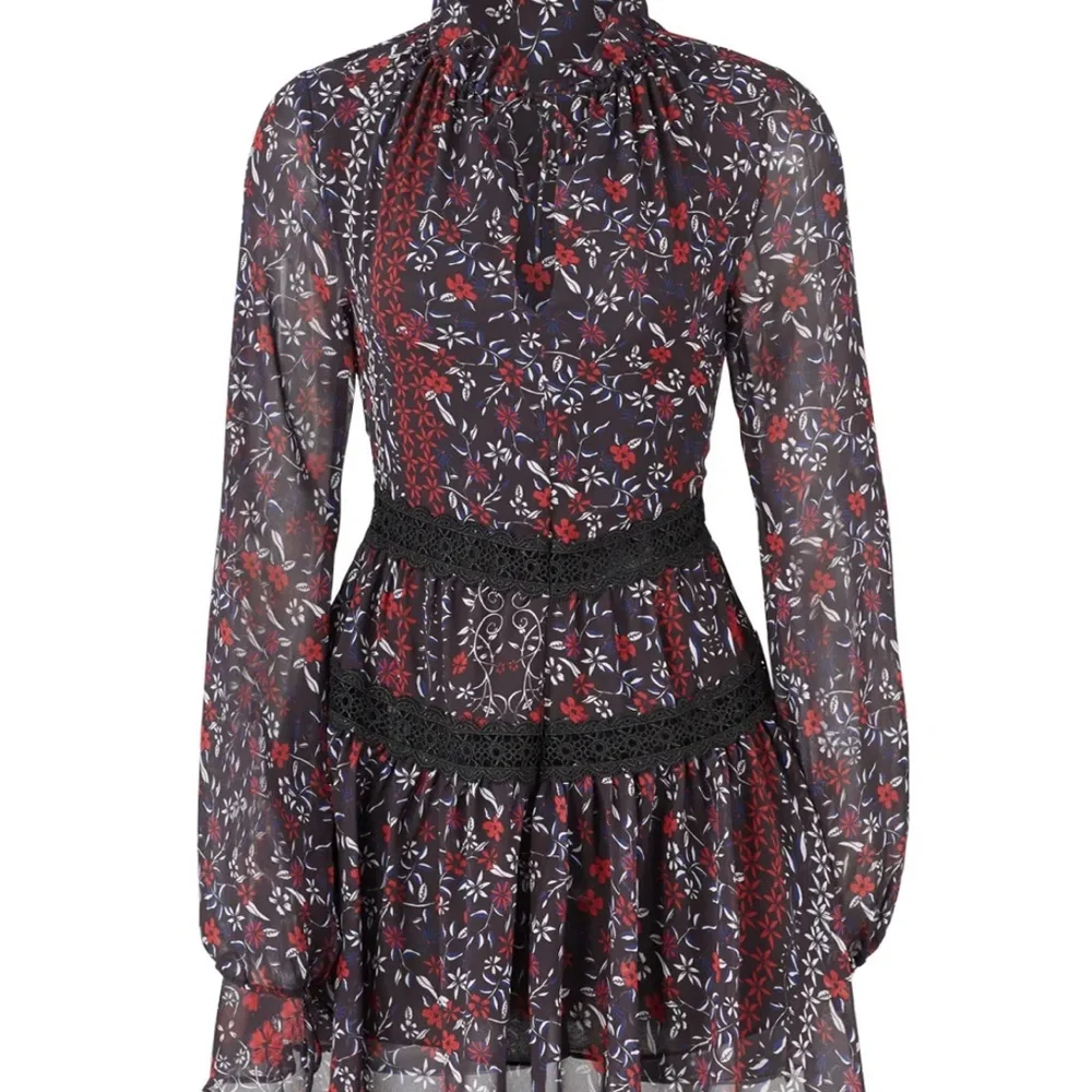 N/Nicholas black floral dress size 6 NWOT - Picture 2 of 11